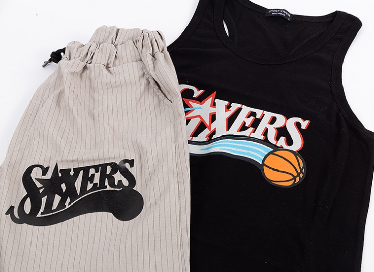 ست رکابی شلوارک مردانه طرح Lakers