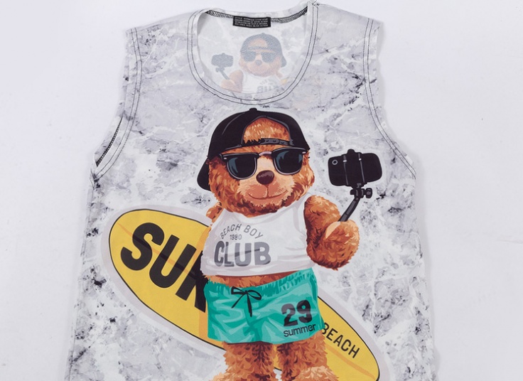 رکابی طرحدار مردانه