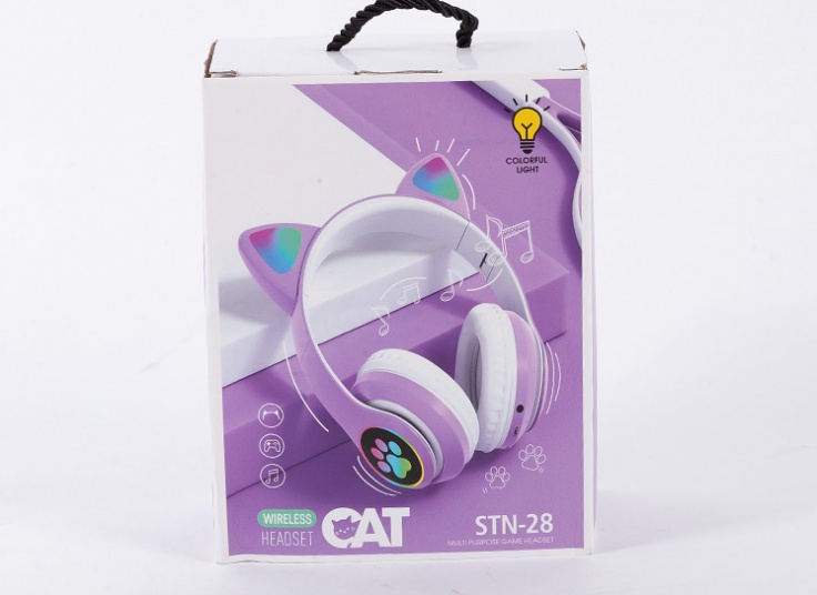هدفون بلوتوثی طرح Cat مدل STN-28