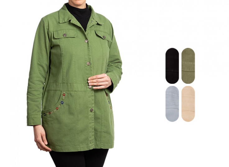 مانتو زنانه کتان