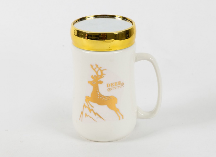 ماگ درب دار آینه ای