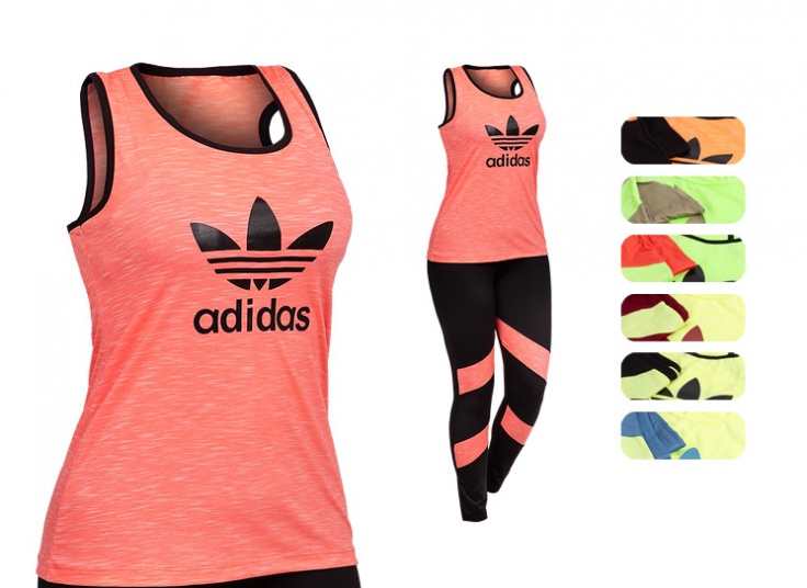 ست تاپ و شلوار طرح adidas