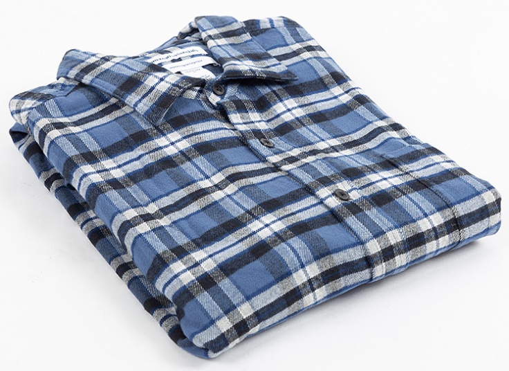 پیراهن پشمی چهار خانه