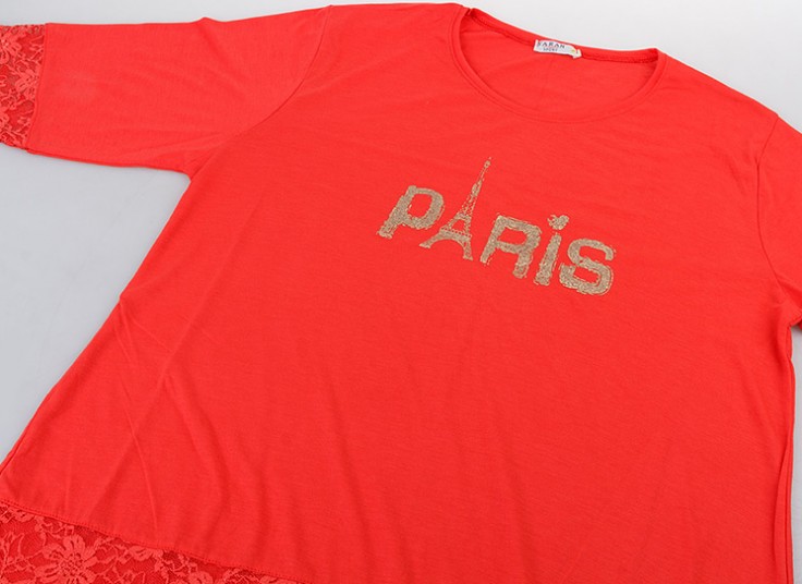 تونیک زنانه سایز بزرگ PARIS