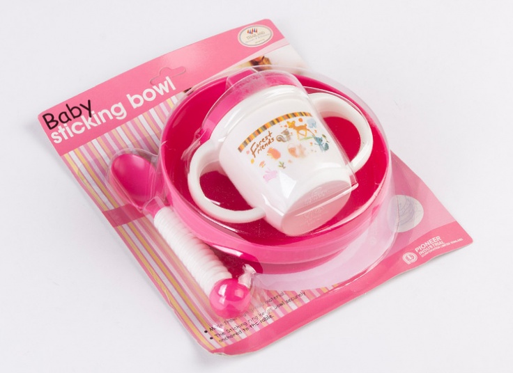 ست سه تکه ظرف غذای کودک D&R