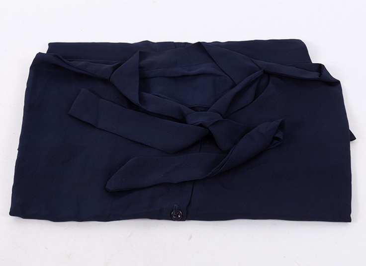 بلوز حریر یقه کراواتی کد 11456