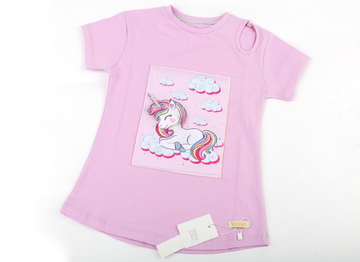 تیشرت بچگانه طرح‌دار Violet
