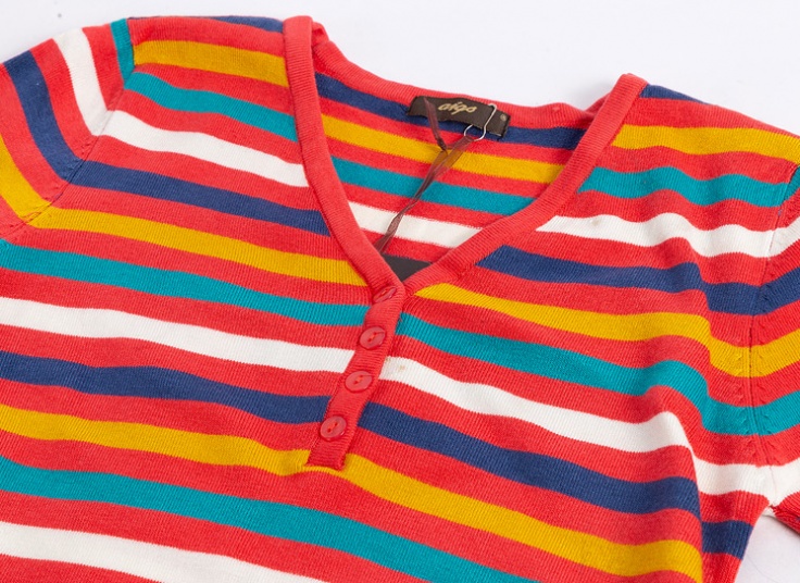 بلوز بافت راه راه MOOZEH