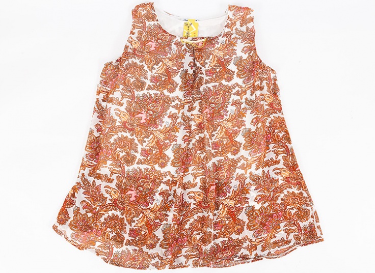 تاپ طرح دار حریر زنانه