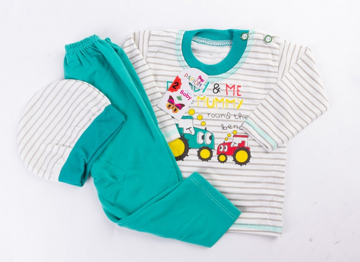 ست سه تکه نوزادی baby papion