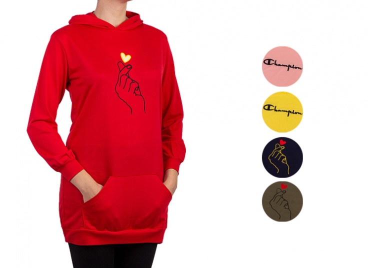 بلوز زنانه کلاهدار Champion