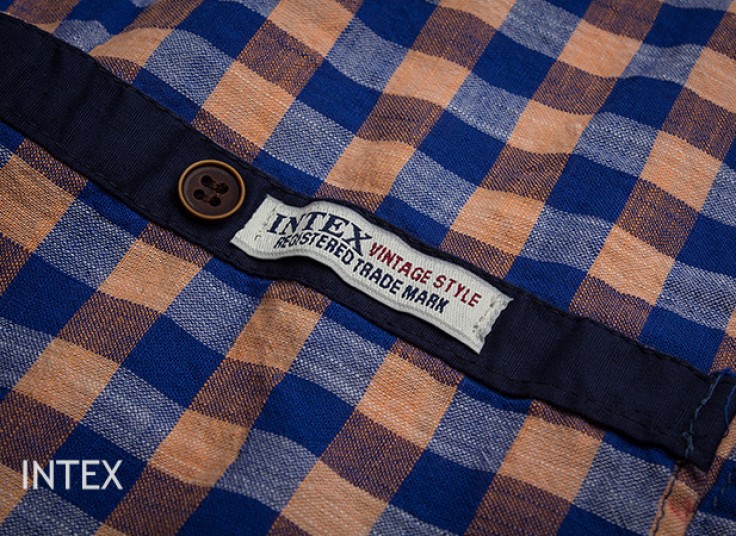 پیراهن چهارخانه INTEX مدل 158