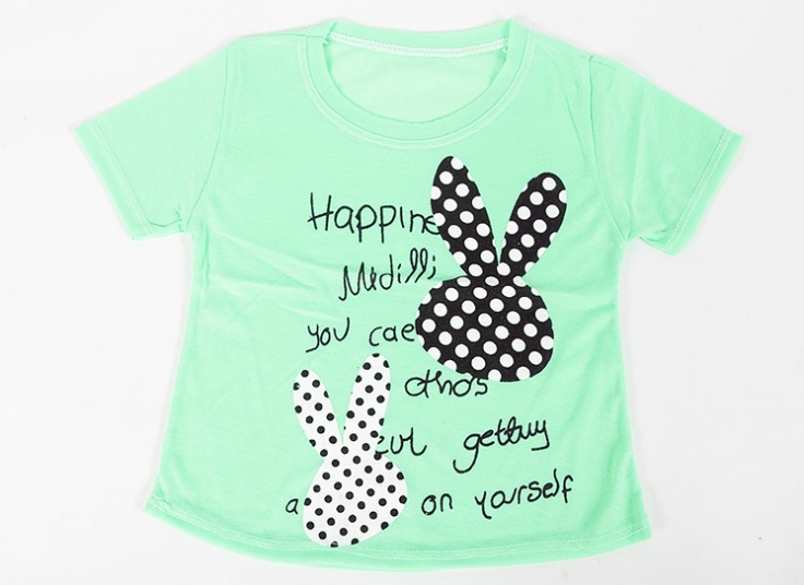 تیشرت دخترانه طرح خرگوش