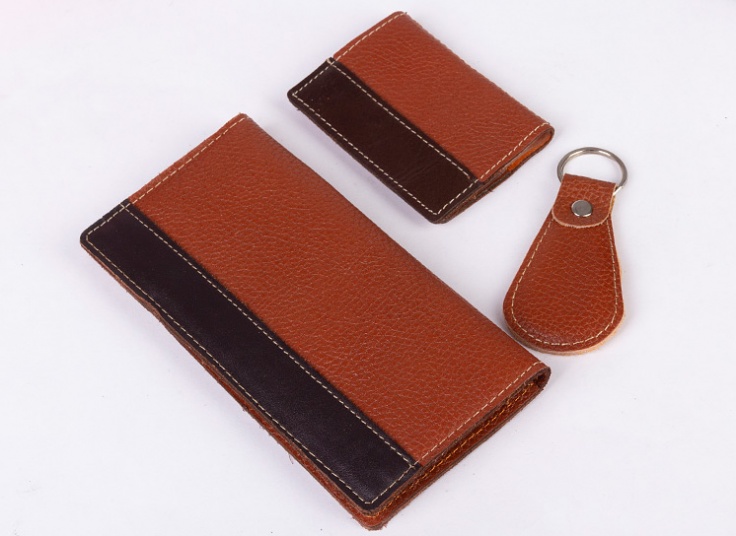 ست سه تکه کیف چرم