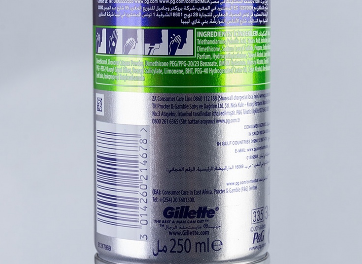 فوم اصلاح مردانه Gillette