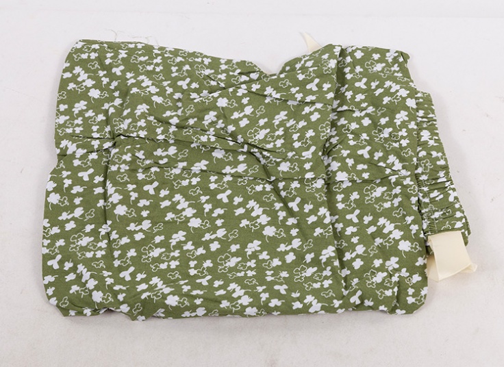 شلوار نخی گلدار PR