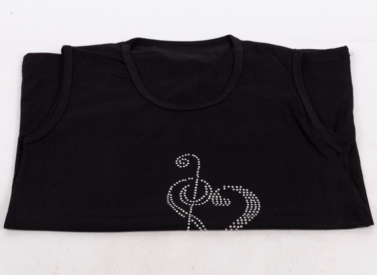 تاپ زنانه طرح Music