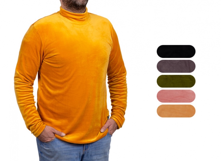 یقه اسکی مخمل مردانه ZARA