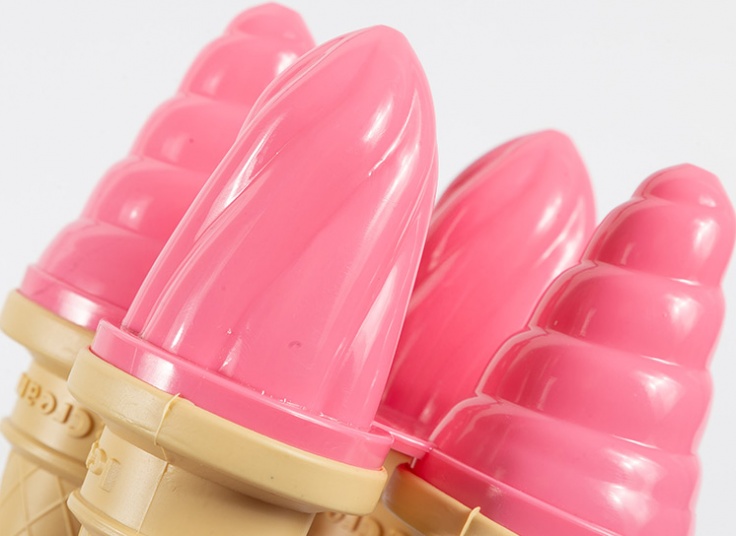 قالب بستنی ساز 4 عددی طرح بستنی قیفی