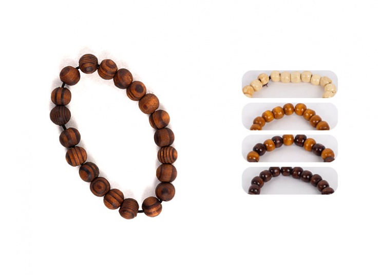دستبند مهره چوبی