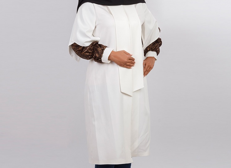 مانتو آستین چاکدار زنانه