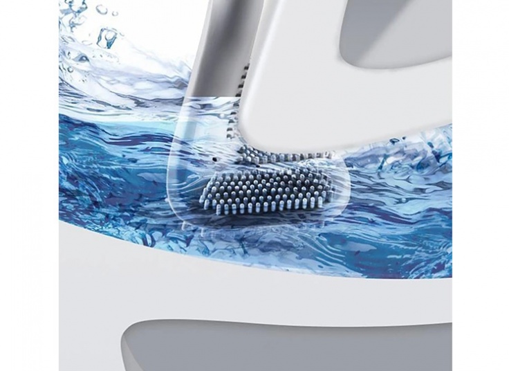 برس سیلیکونی توالت