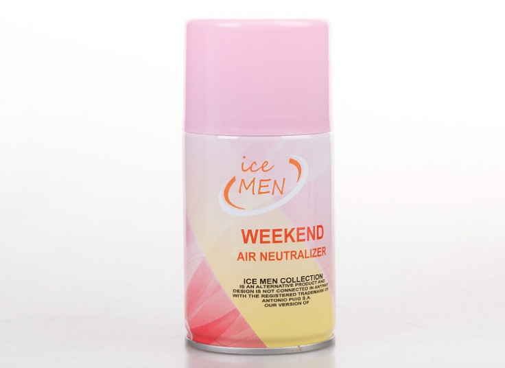 اسپری یدک دستگاه خوشبو کننده هوا ICE MAN