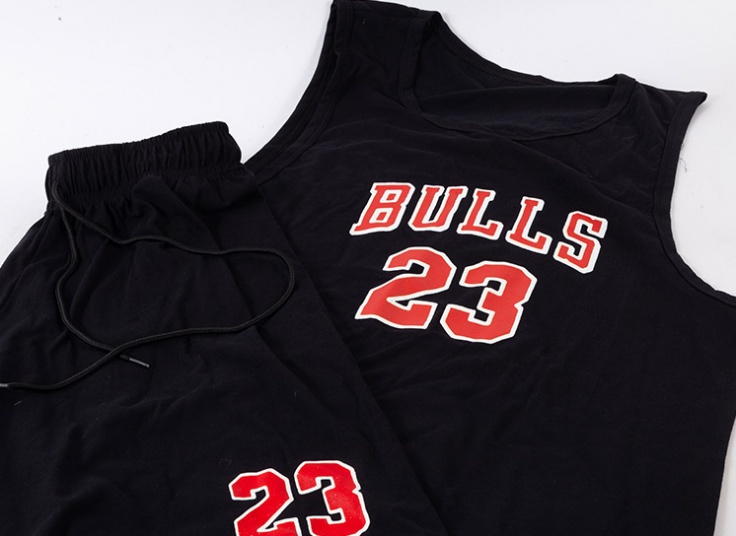 ست رکابی شلوارک مردانه طرح BULLS