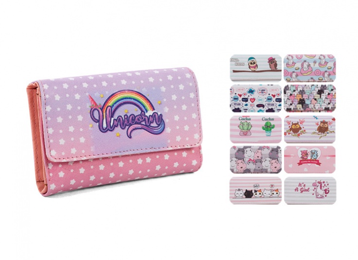 کیف پول دخترانه فانتزی