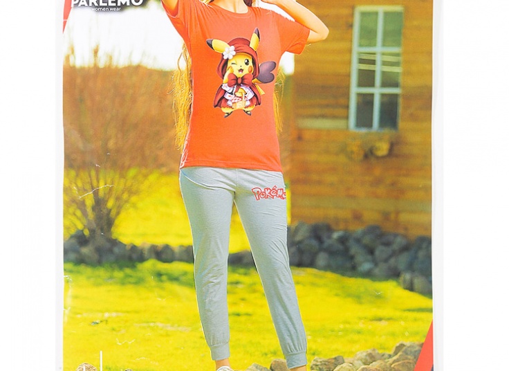 ست تیشرت و شلوار زنانه Parlemo