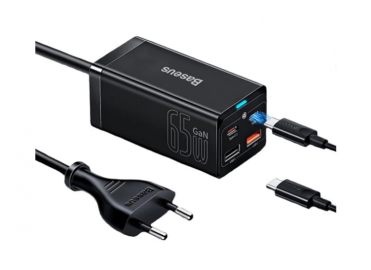 شارژر چهار پورت Baseus مدل CCGP040101 GaN3 Pro