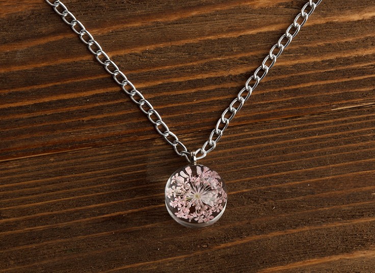 گردنبند توپی Crystalline