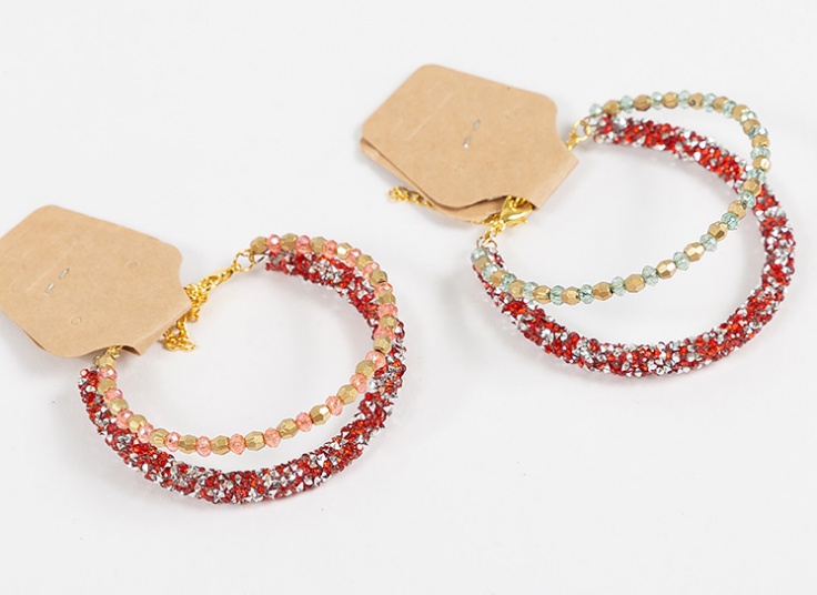 دستبند طرح کریستال