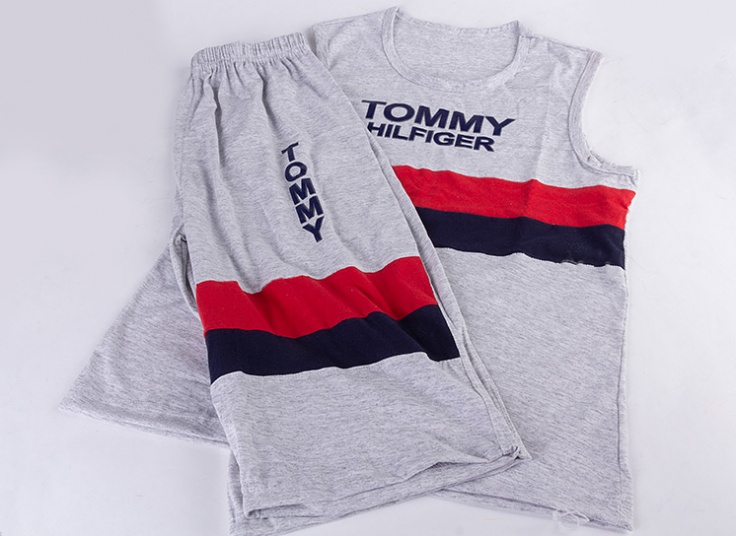 حلقه ای و شلوارک مردانه طرح TOMMY