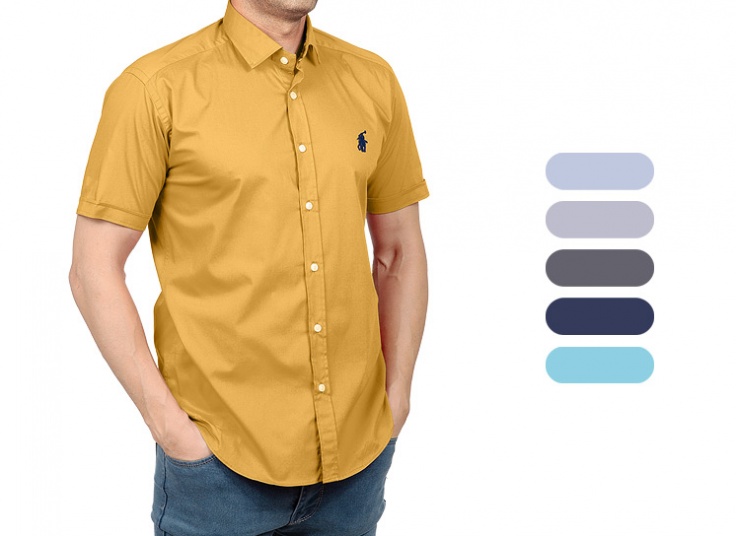 پیراهن طرحPolo آستین کوتاه