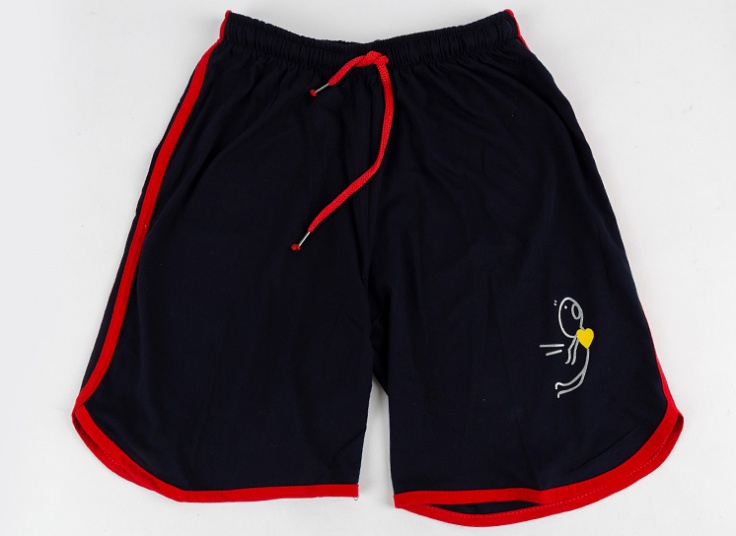 شلوارک نخی ساده