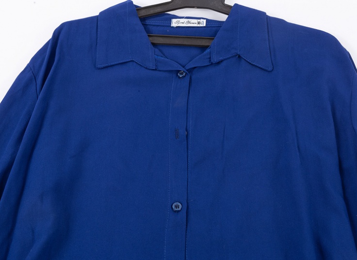 شومیز مانتویی بغل دکمه دار