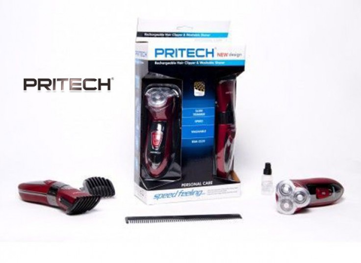 ست ماشین اصلاح دوبل PRITECH