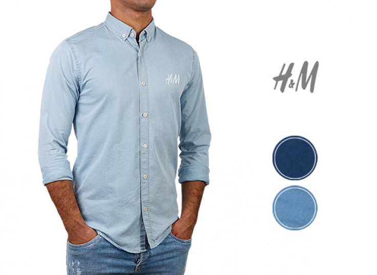 پیراهن جین مردانه طرح H and M