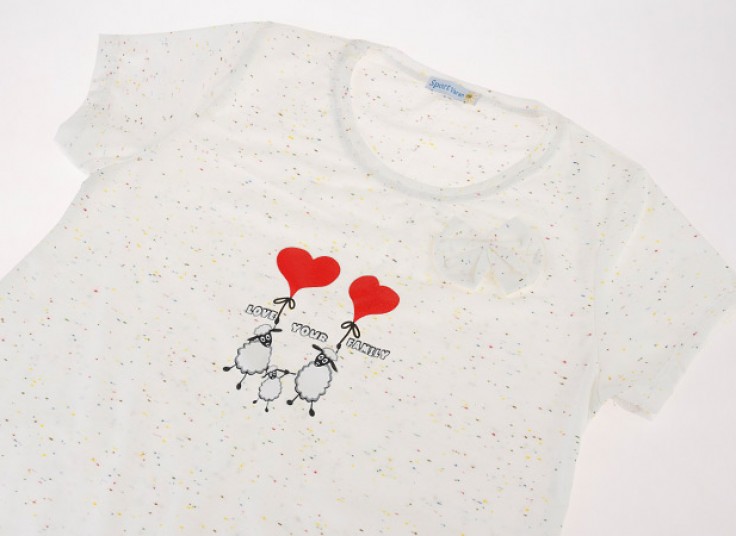 تیشرت زنانه پاپیون دار