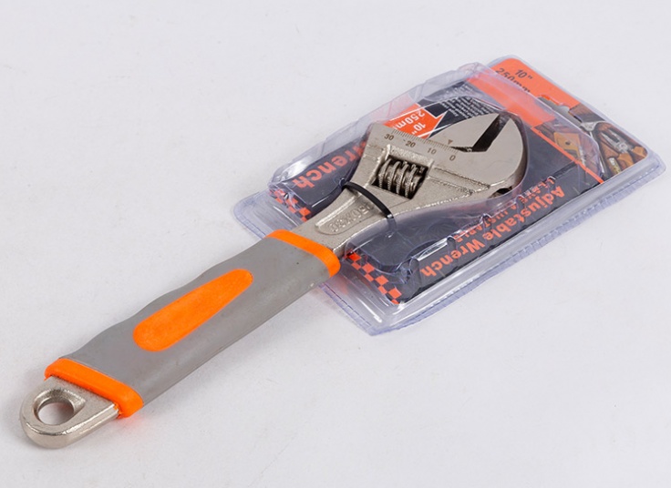 آچار فرانسه دسته روکش دار