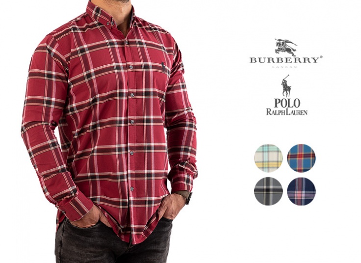 پیراهن مردانه POLO و Burberry