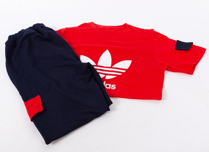 ست تیشرت شلوار بچگانه طرح adidas