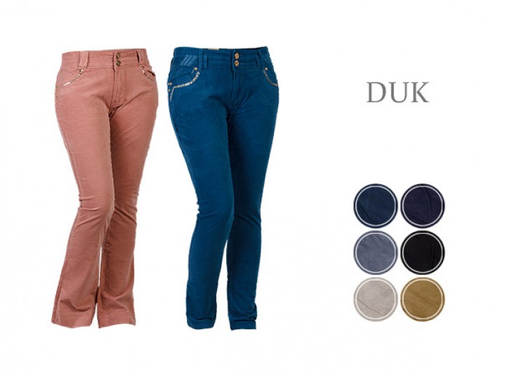 شلوار مخمل کبریتی DUK