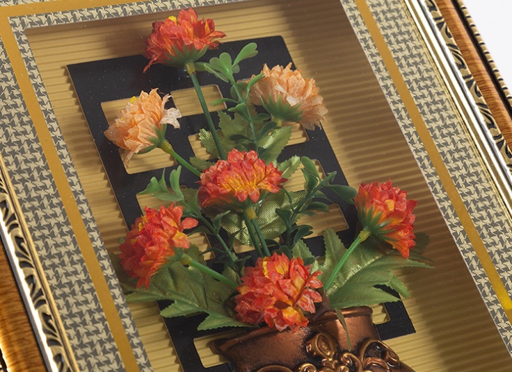 قاب دکوراتیو طرح گل