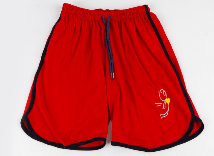 شلوارک نخی ساده