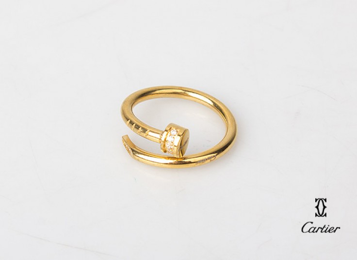 ست انگشتر و دستبند Cartier مدل میخ