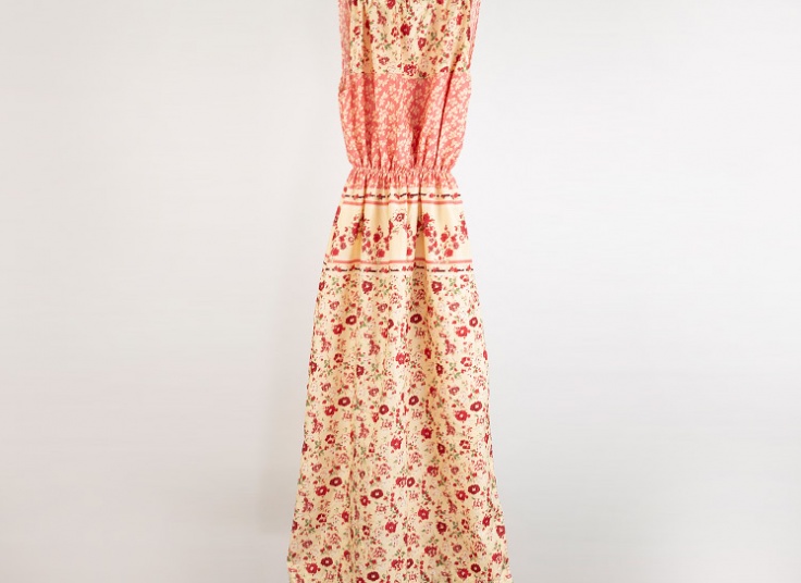 پیراهن ساحلی گل‌دار زنانه