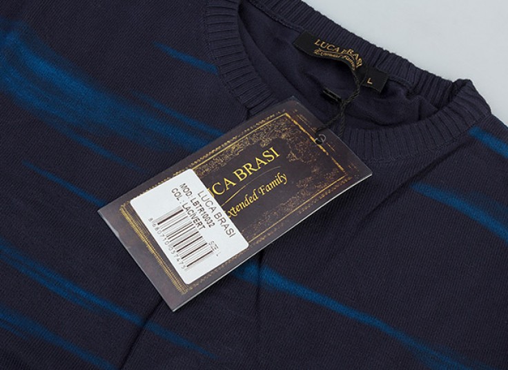 پلیور بافت ریز مردانه LUCA BRASI
