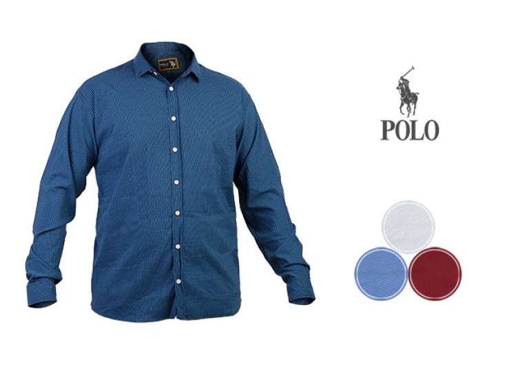 پیراهن قواره دار مردانه طرح POLO